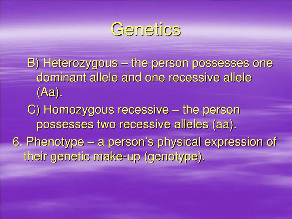 genetics 4