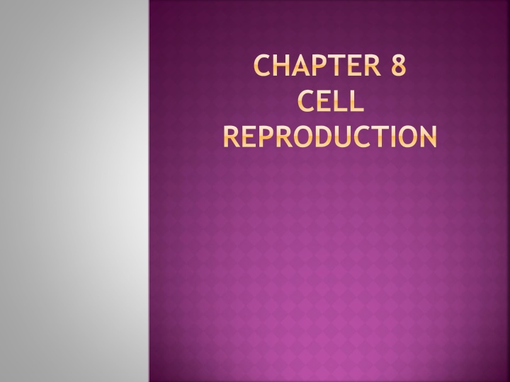 chapter 8 cell reproduction