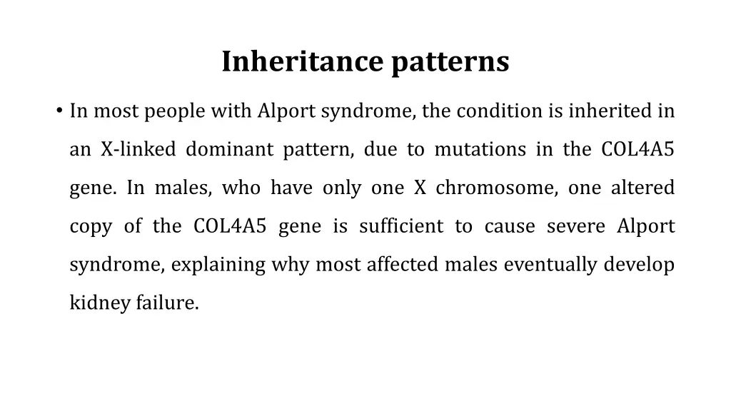 inheritance patterns