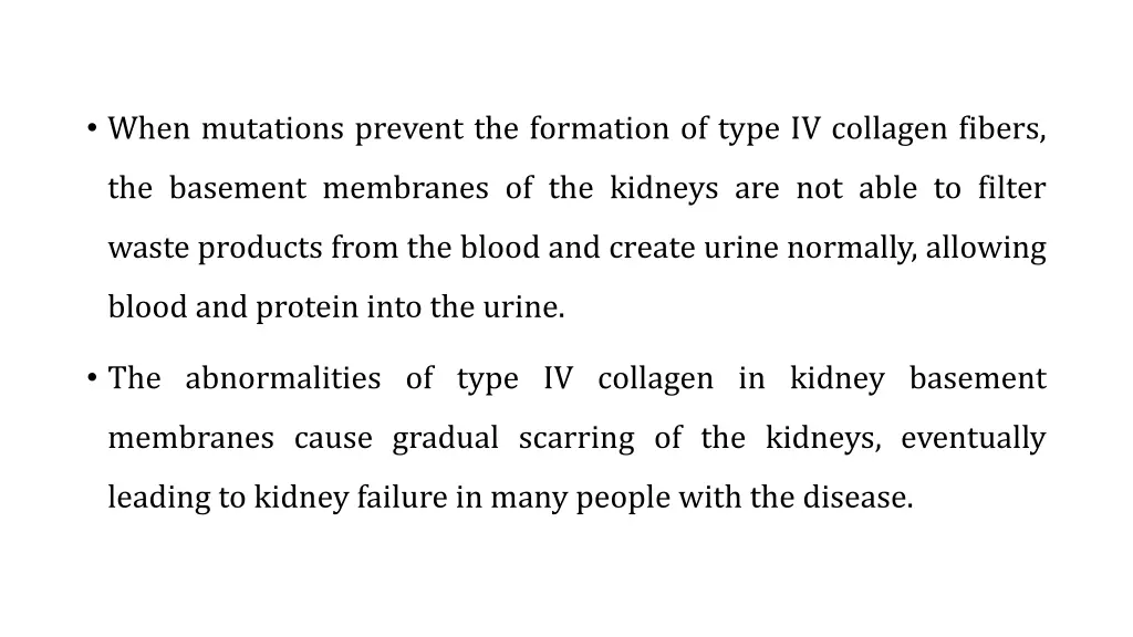 when mutations prevent the formation of type