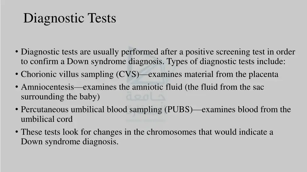 diagnostic tests