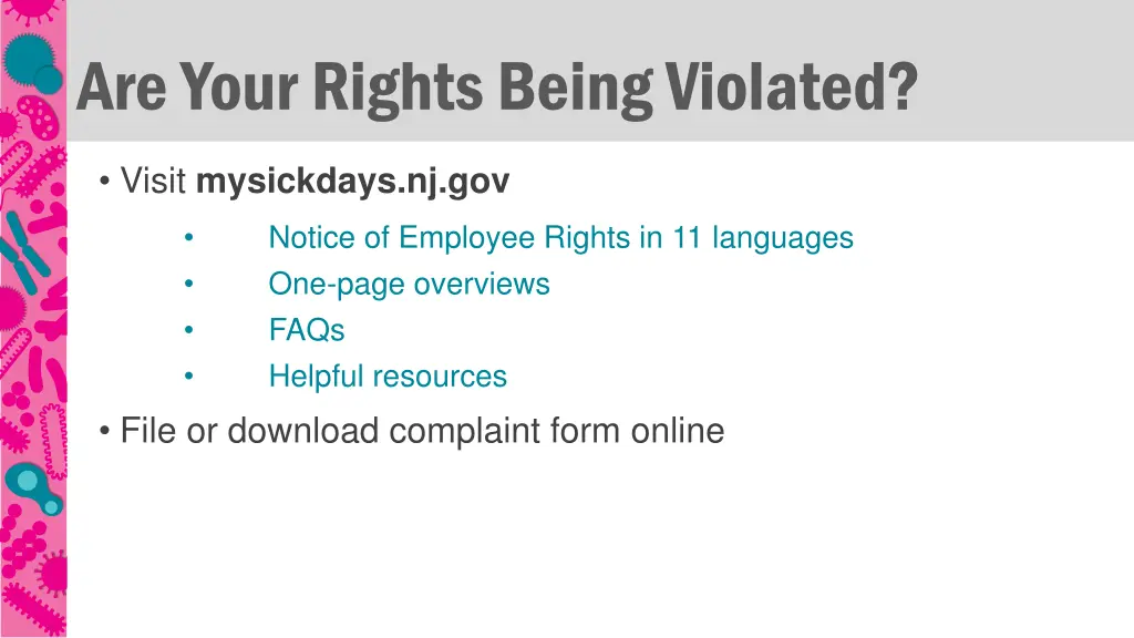 are your rights being violated