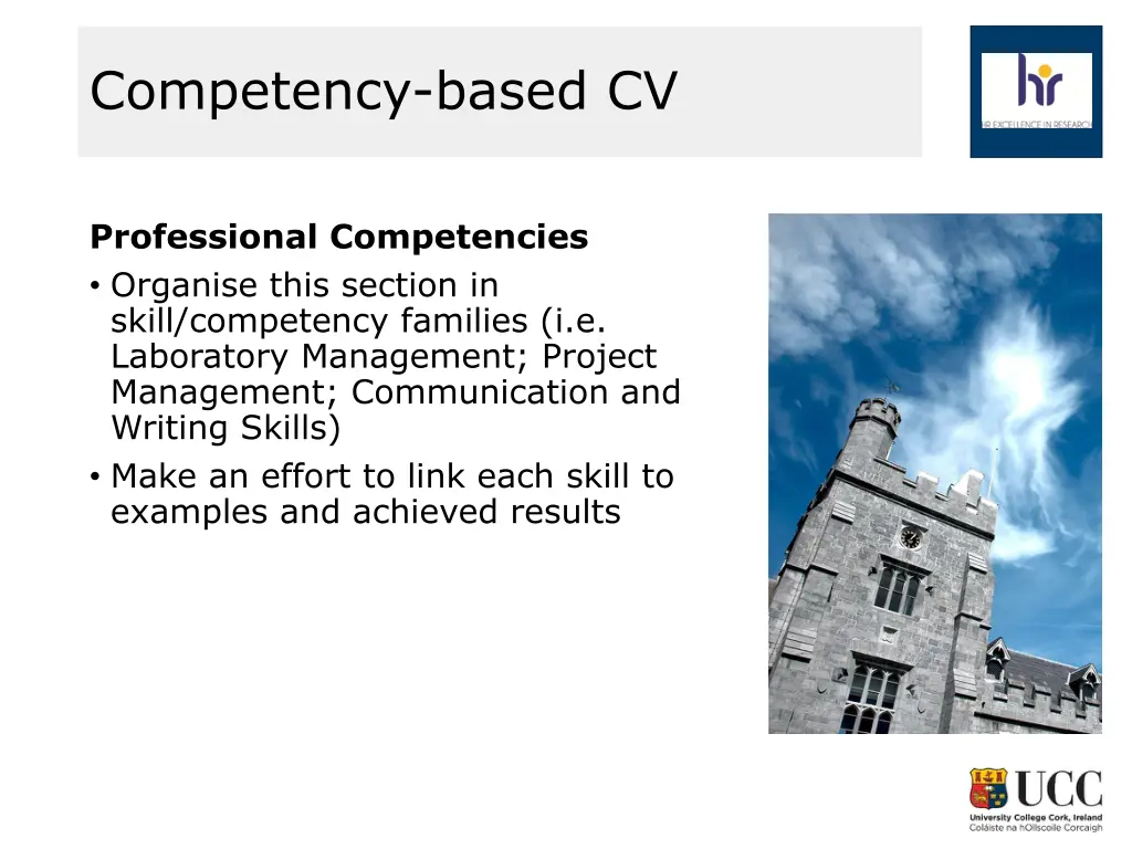 competency based cv 6