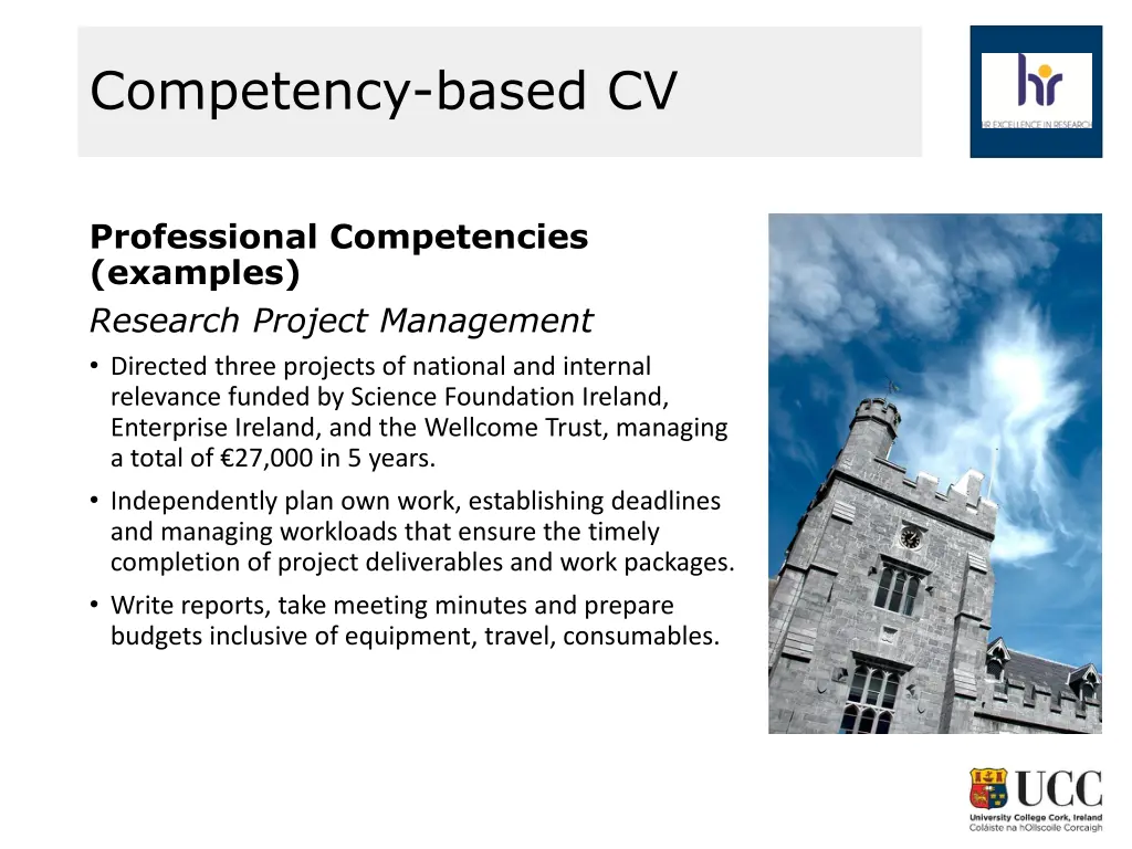 competency based cv 7