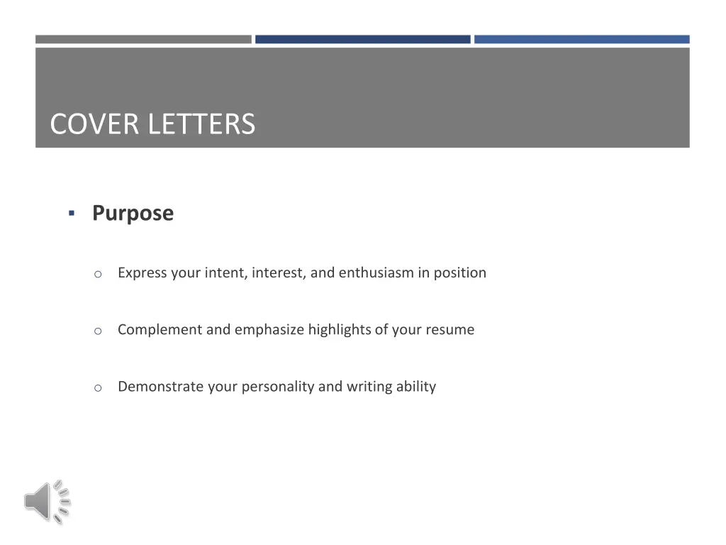 cover letters