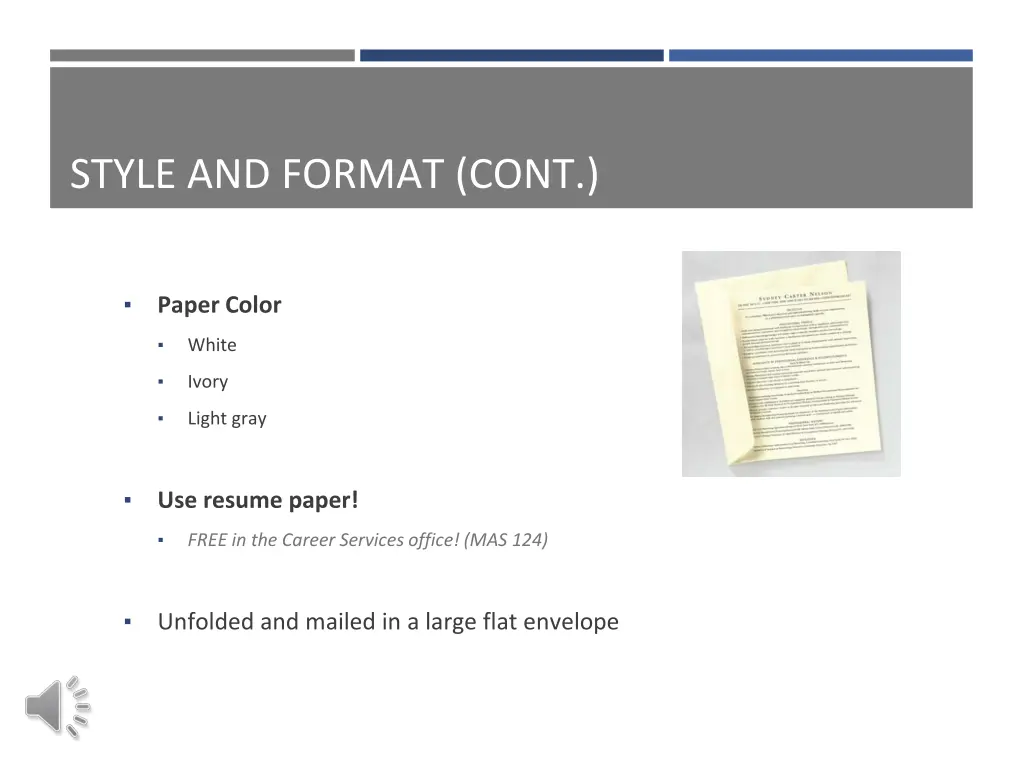 style and format 1