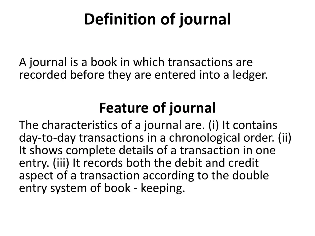 definition of journal