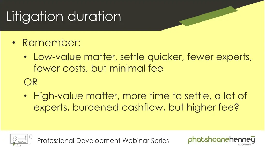 litigation duration 1