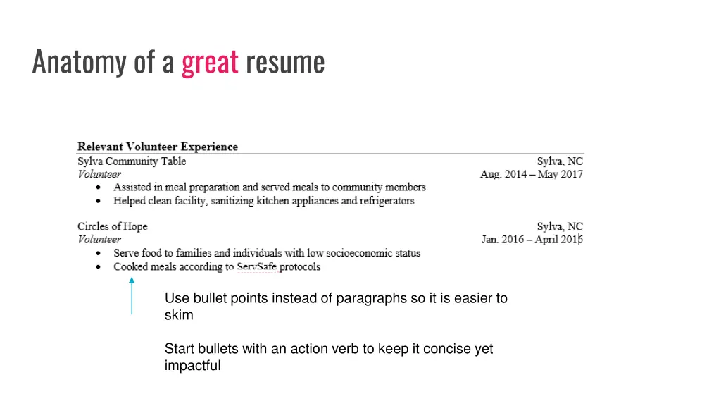 anatomy of a great resume 1