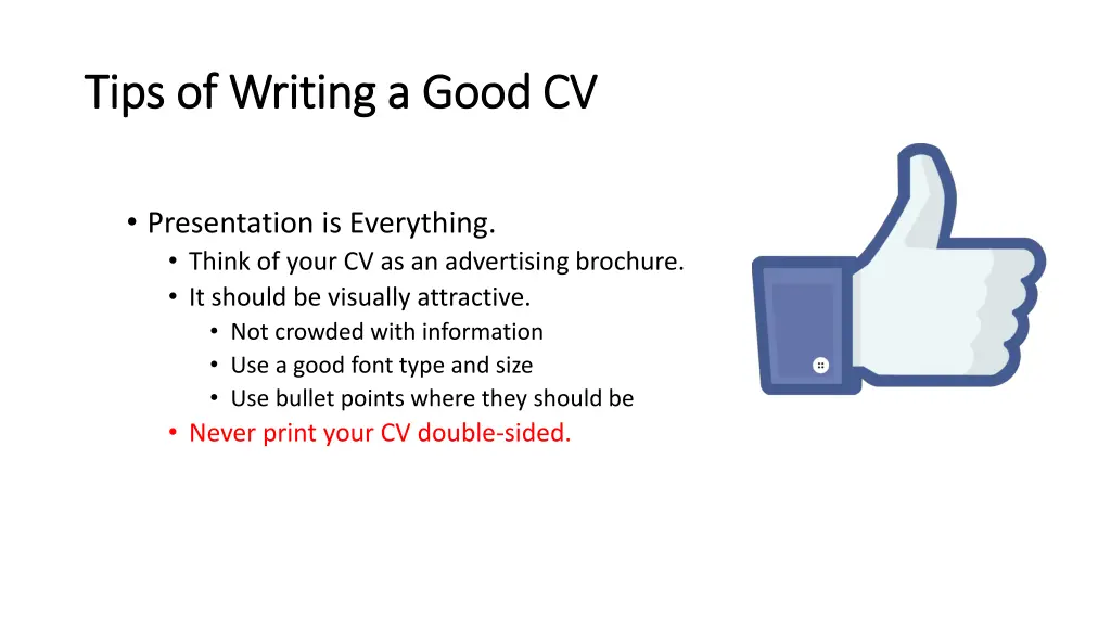 tips of writing a good cv tips of writing a good 2