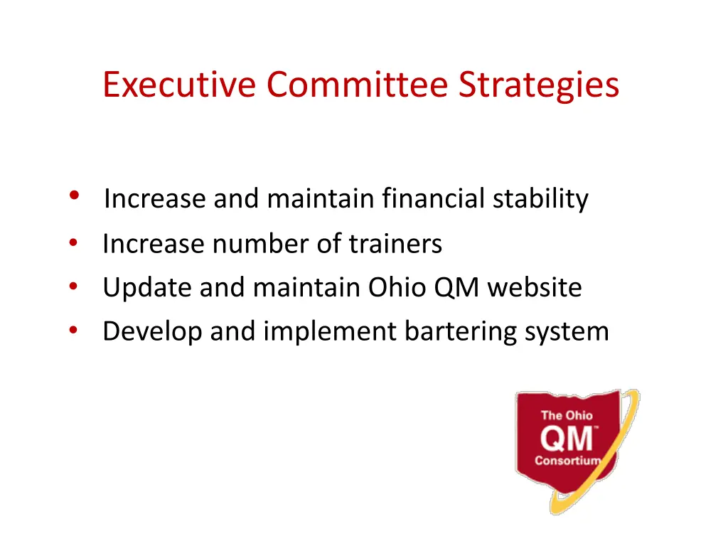 executive committee strategies