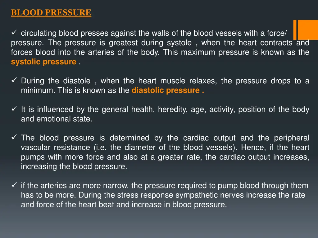 blood pressure