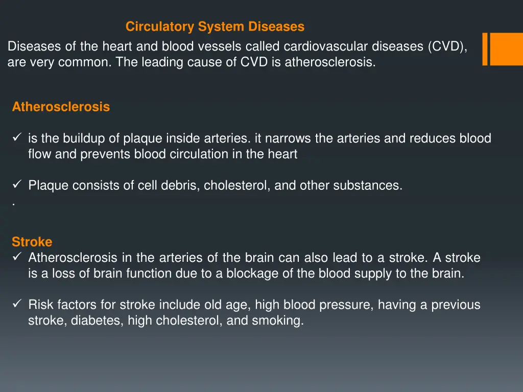 circulatory system diseases