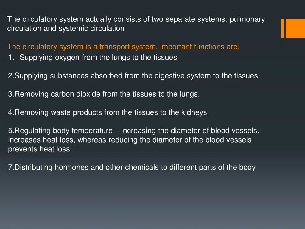 the circulatory system actually consists