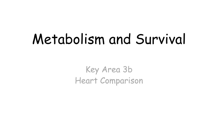 metabolism and survival