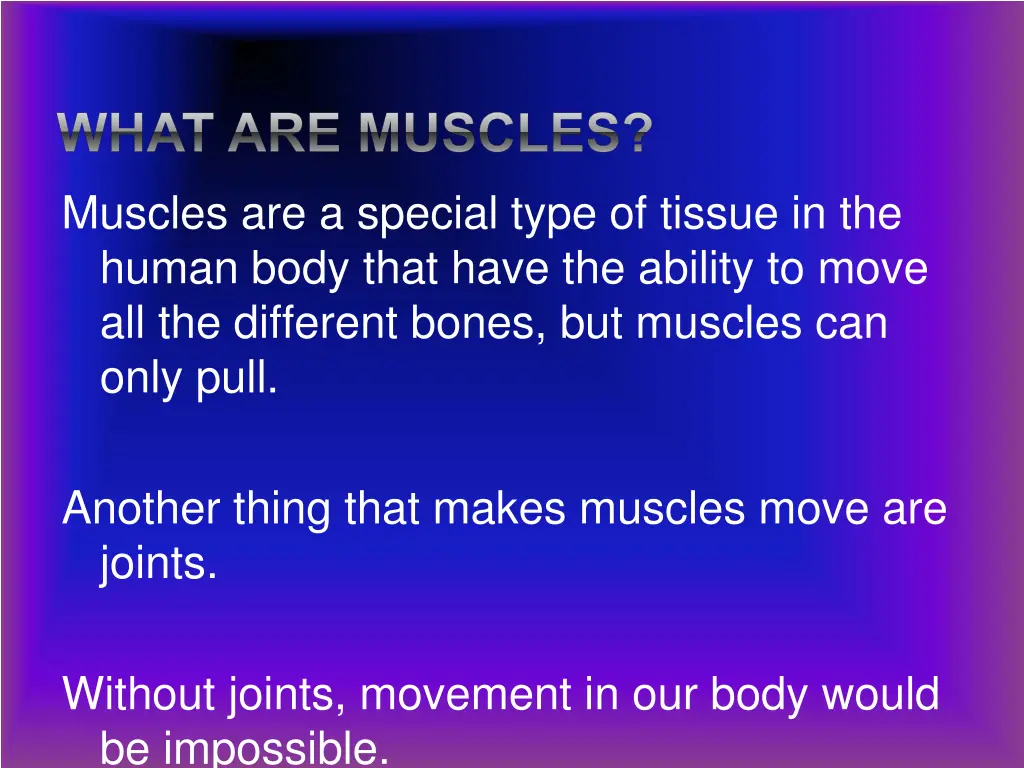 what are muscles muscles are a special type