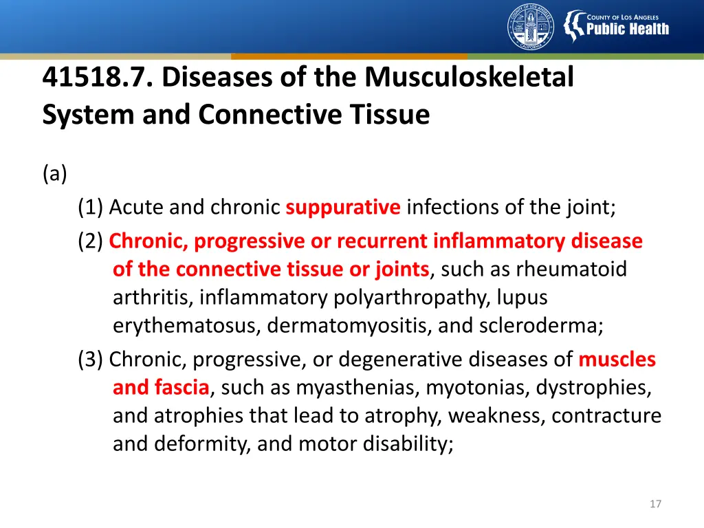 41518 7 diseases of the musculoskeletal system