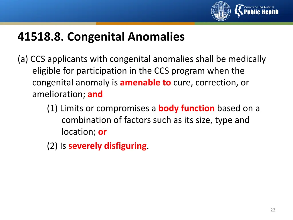 41518 8 congenital anomalies