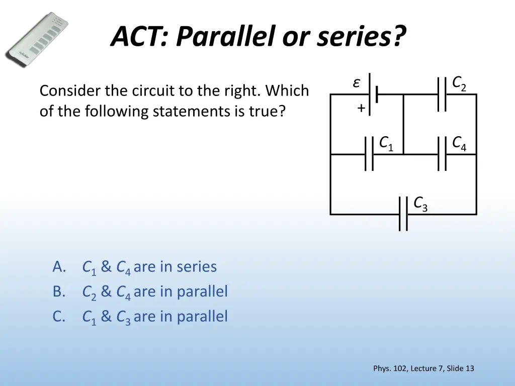 act parallel or series