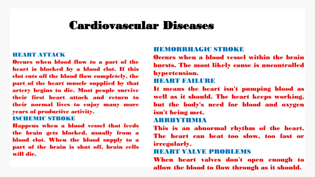 cardiovascular cardiovascular diseases