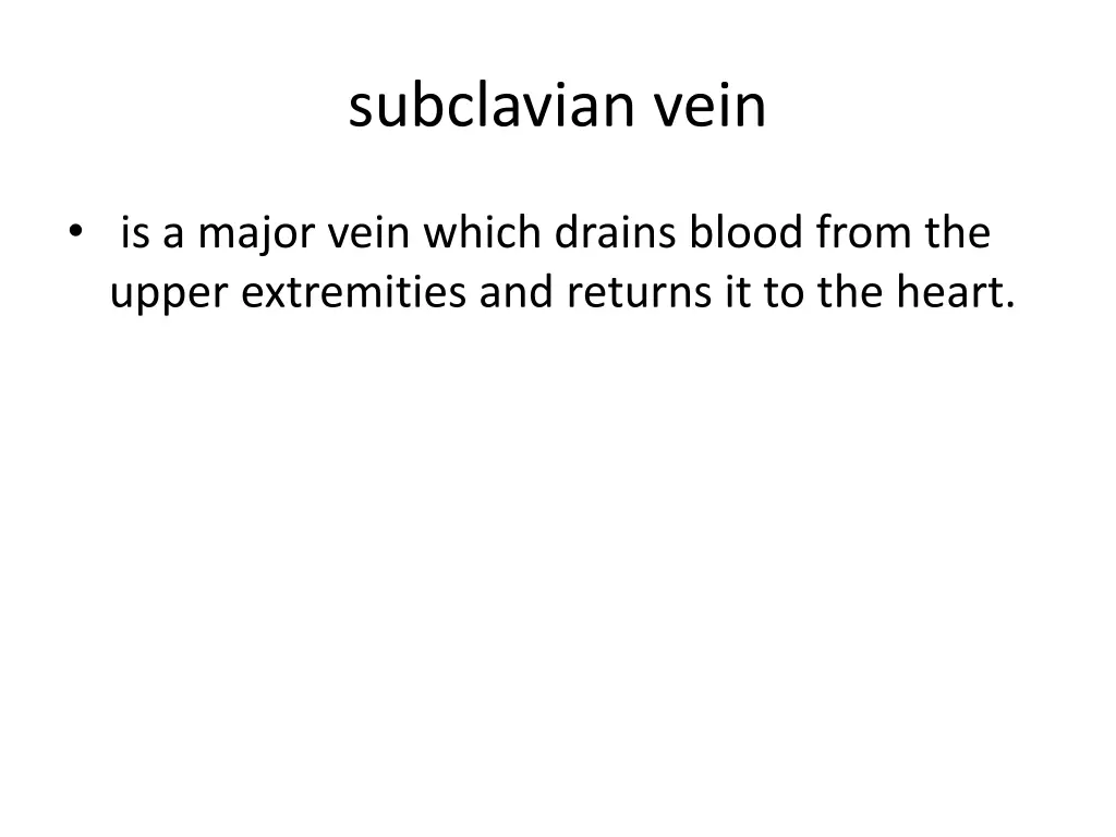 subclavian vein