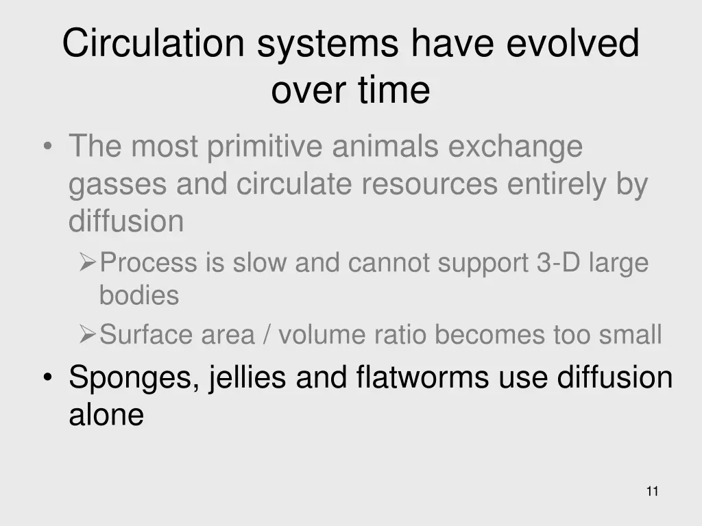 circulation systems have evolved over time 1