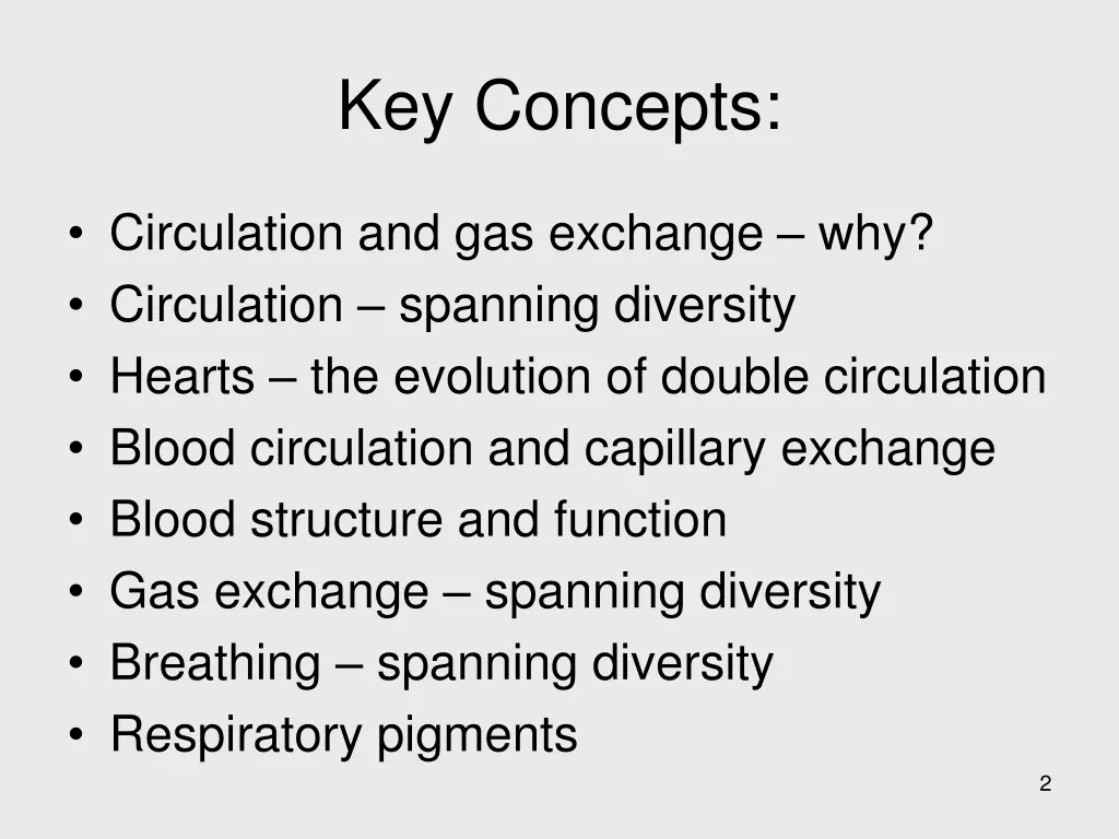 key concepts