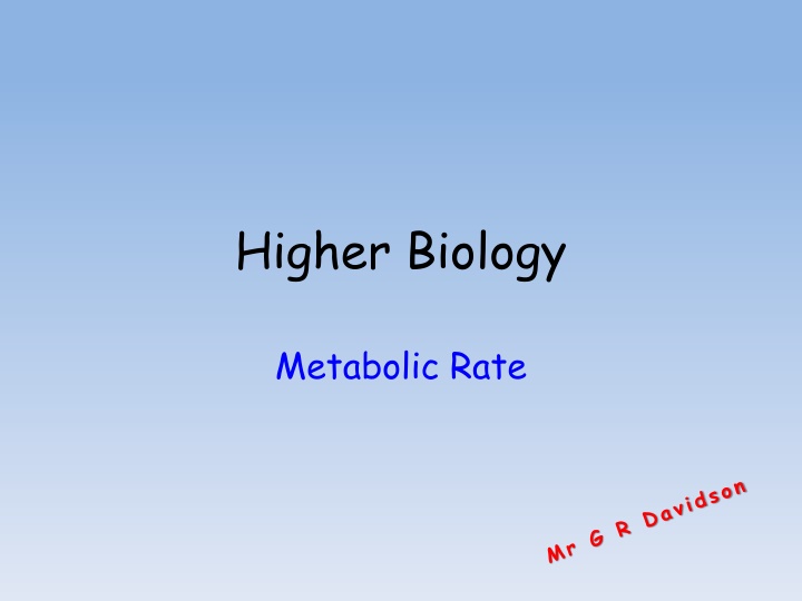 higher biology