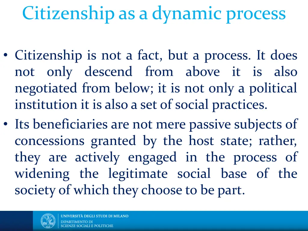 citizenshipas a dynamic process