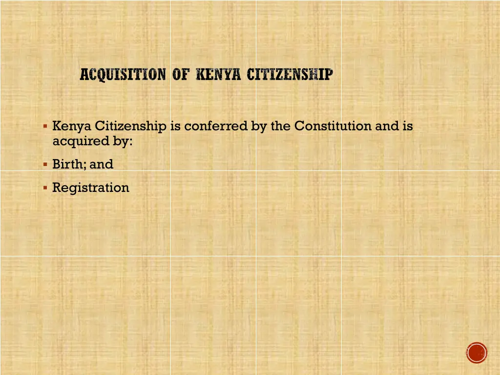 acquisition of kenya citizenship