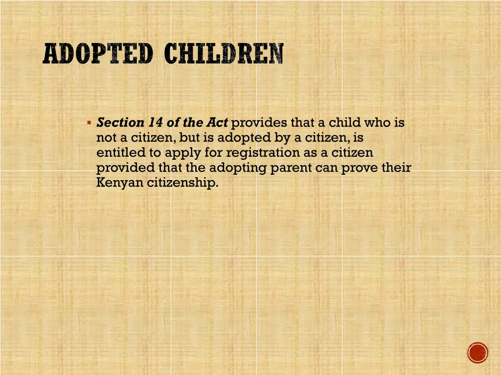 adopted children