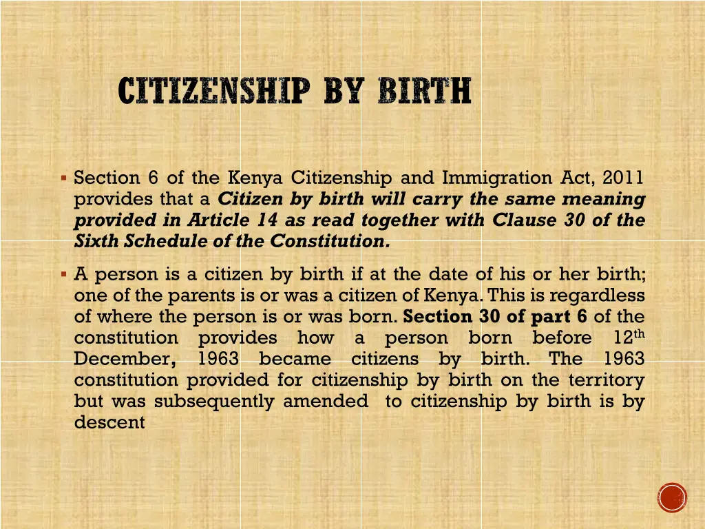 citizenship by birth