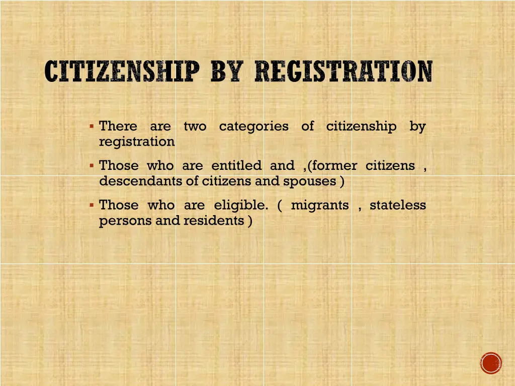 citizenship by registration