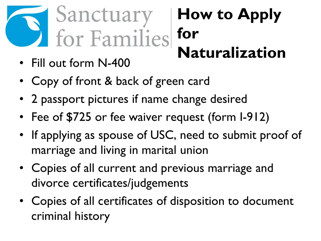 how to apply for naturalization