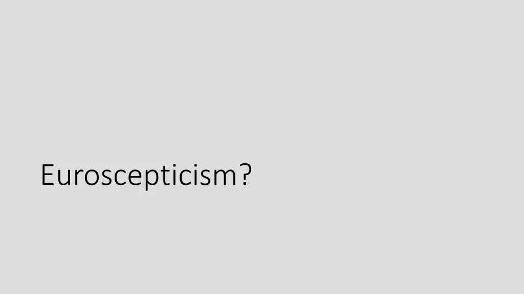 euroscepticism