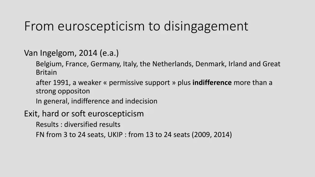 from euroscepticism to disingagement