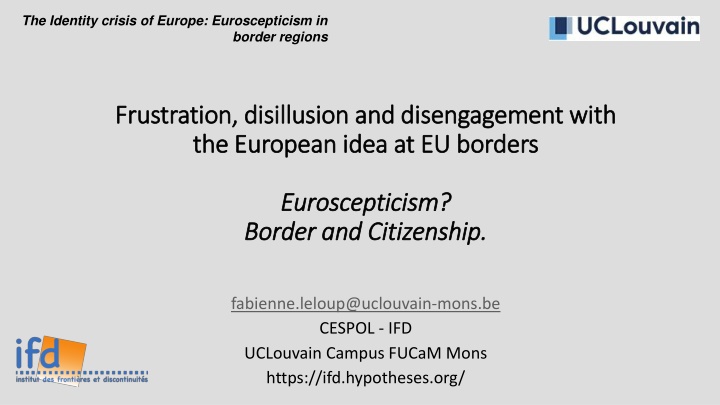 the identity crisis of europe euroscepticism in