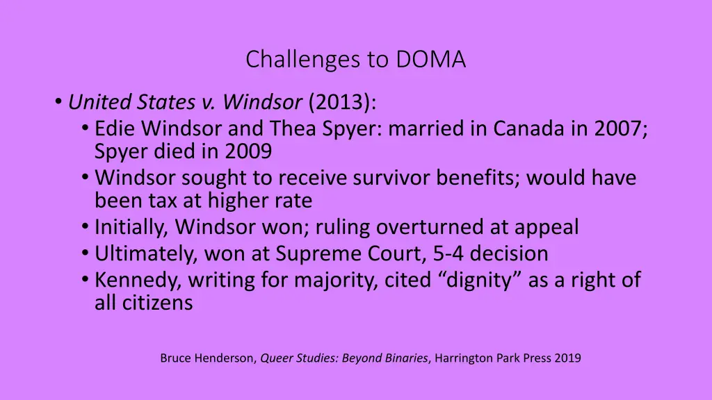 challenges to doma