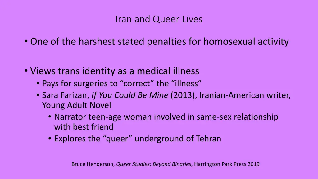 iran and queer lives