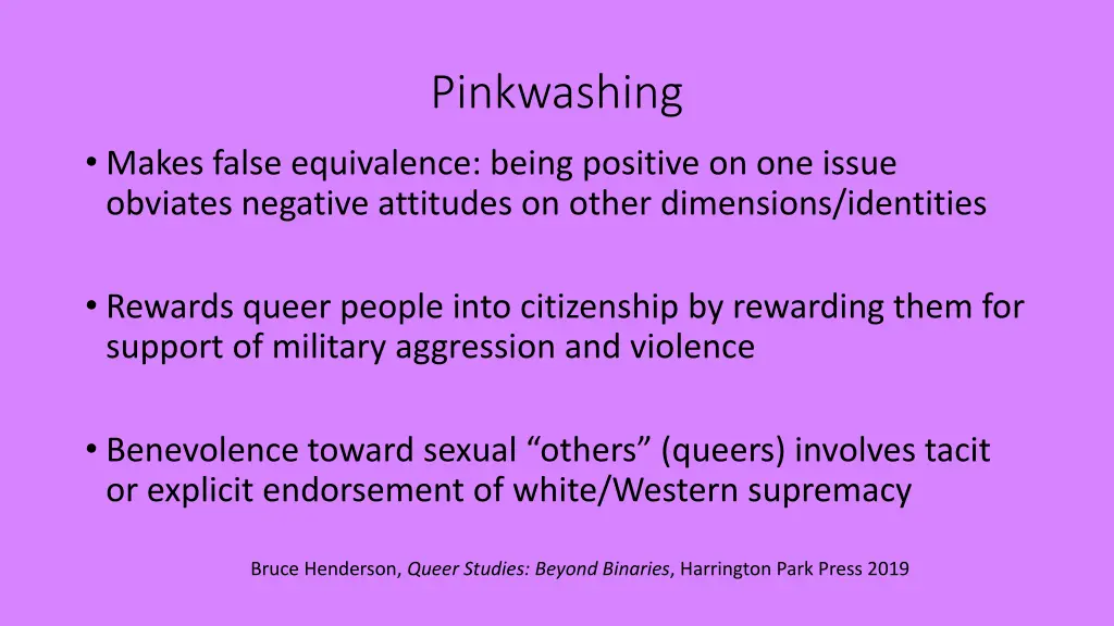 pinkwashing