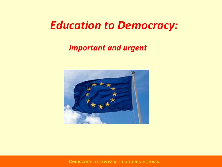 education to democracy