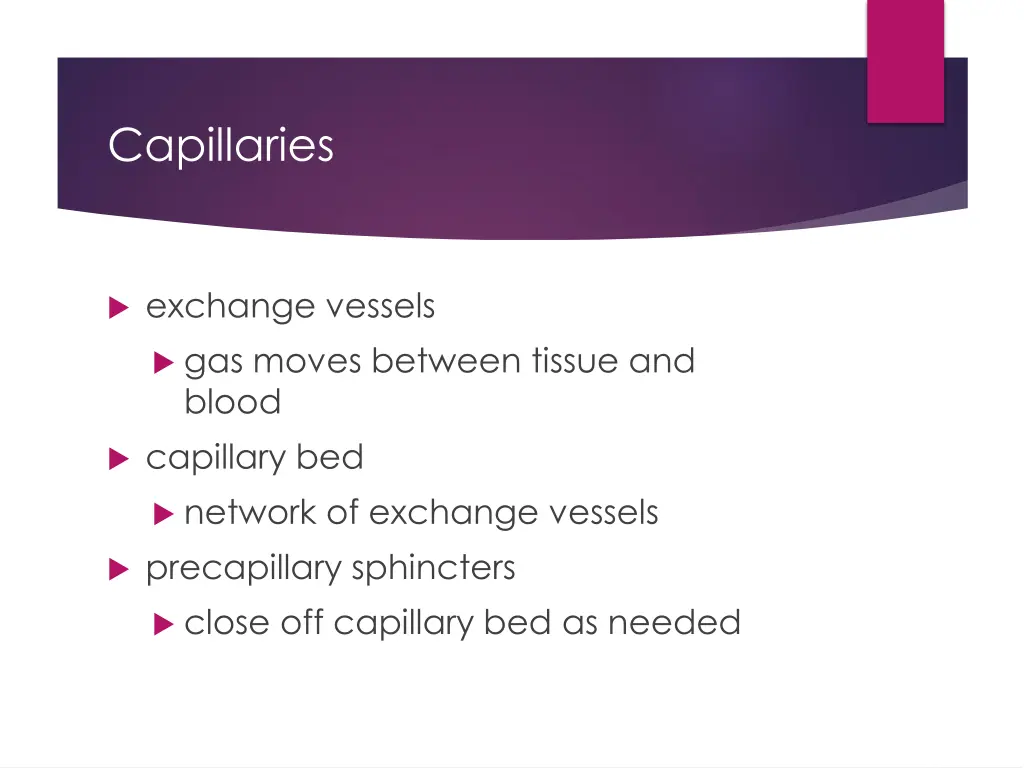 capillaries