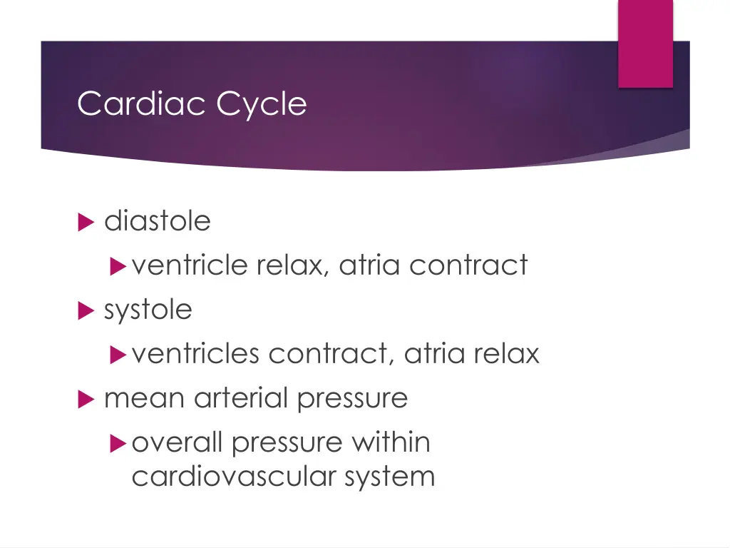 cardiac cycle