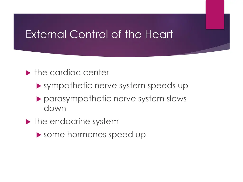 external control of the heart