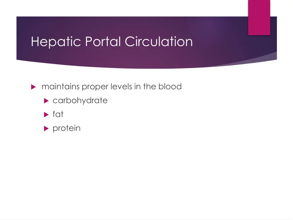 hepatic portal circulation