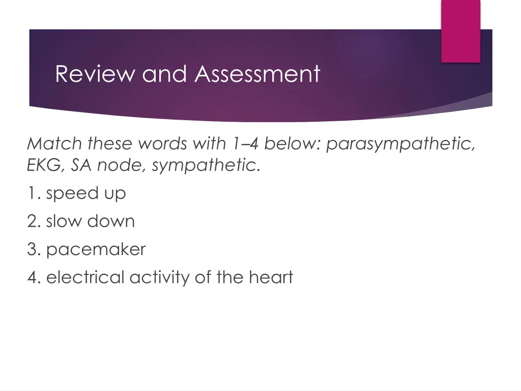 review and assessment 2