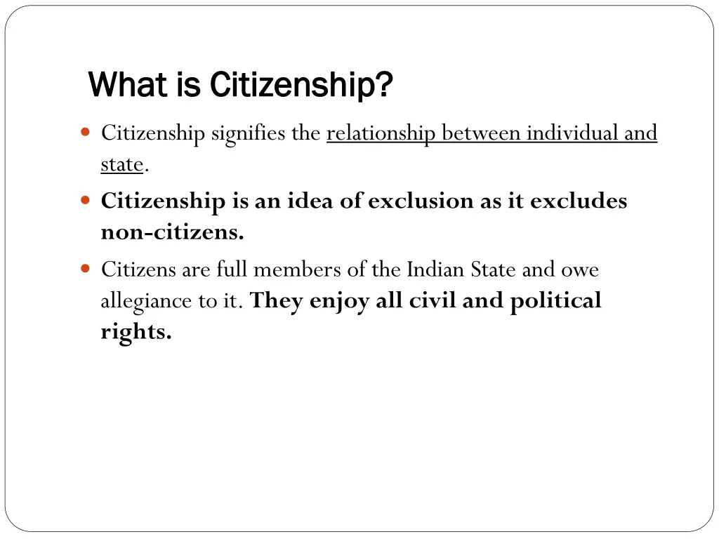 what is citizenship what is citizenship