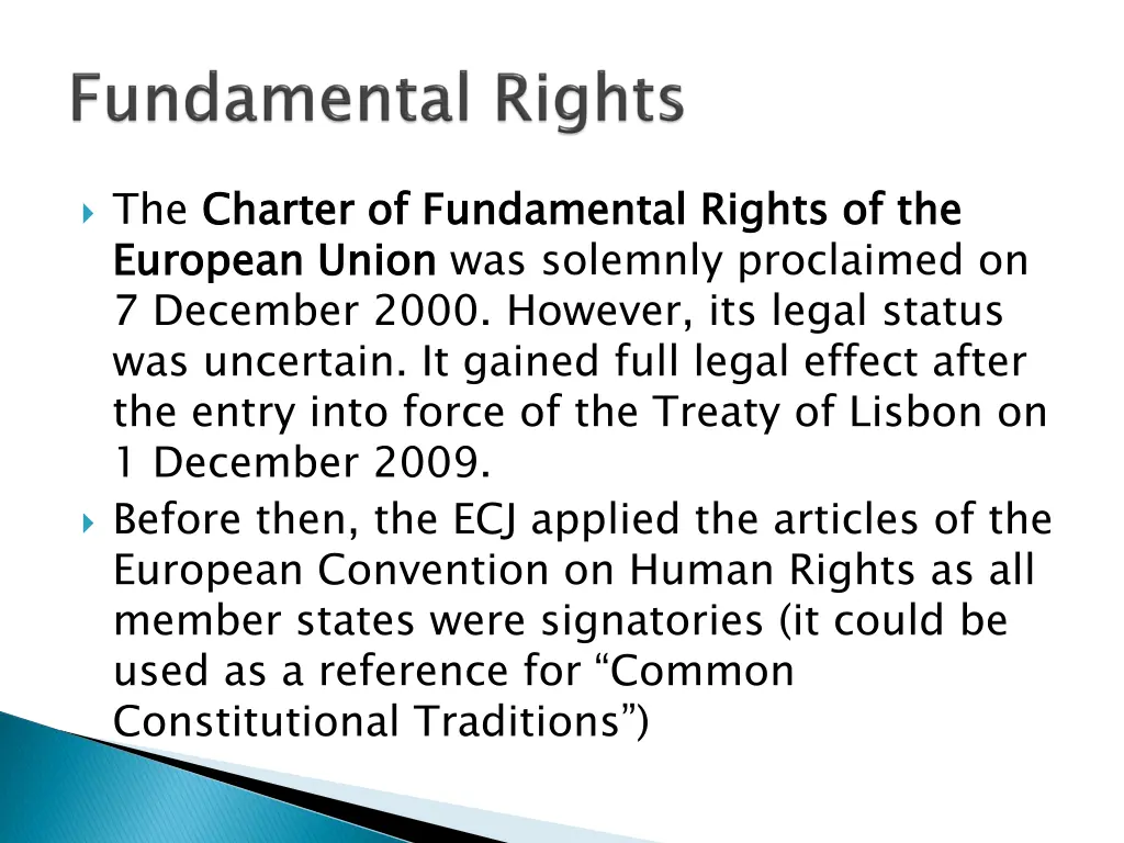 the charter of fundamental rights of the european