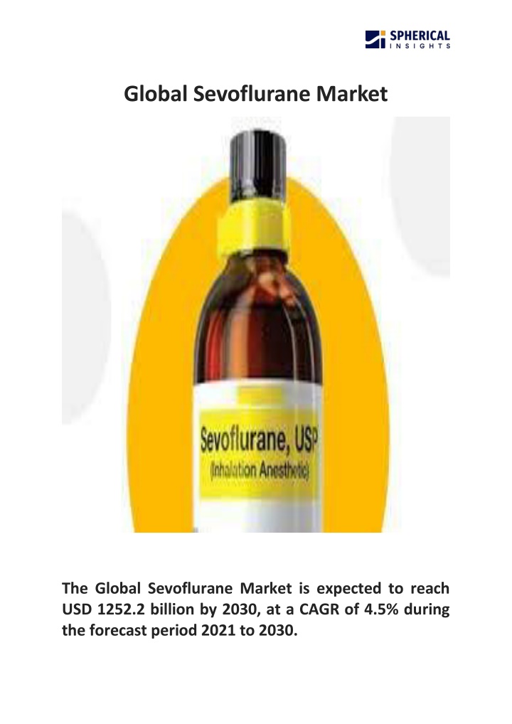 global sevoflurane market