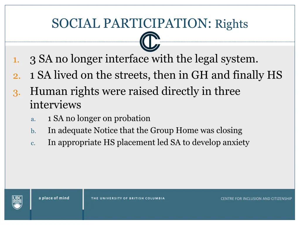 social participation rights